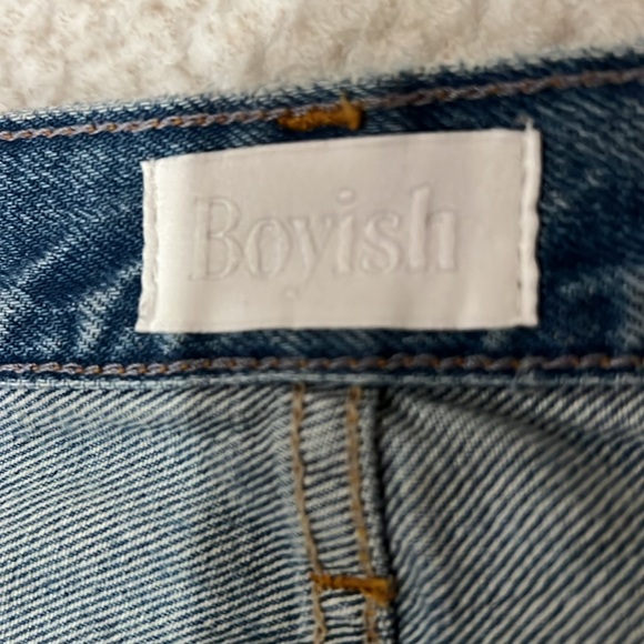 Boyish The Toby High Rise Relaxed & Tapered Jeans in Gilda - Picture 6 of 9